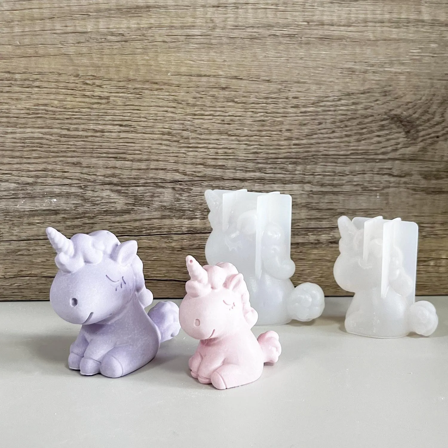 Candle Making Supplies For Beginners - 3D เรขาคณิตซิลิโคนยูนิคอร์นแมวกวางหมีแม่พิมพ์สบู่เทียน Make Clay พลาสเตอร์เรซิ่นหัตถกรรมแม่พิมพ์เค้กตกแต่งเบเกอรี่เครื่องมือ