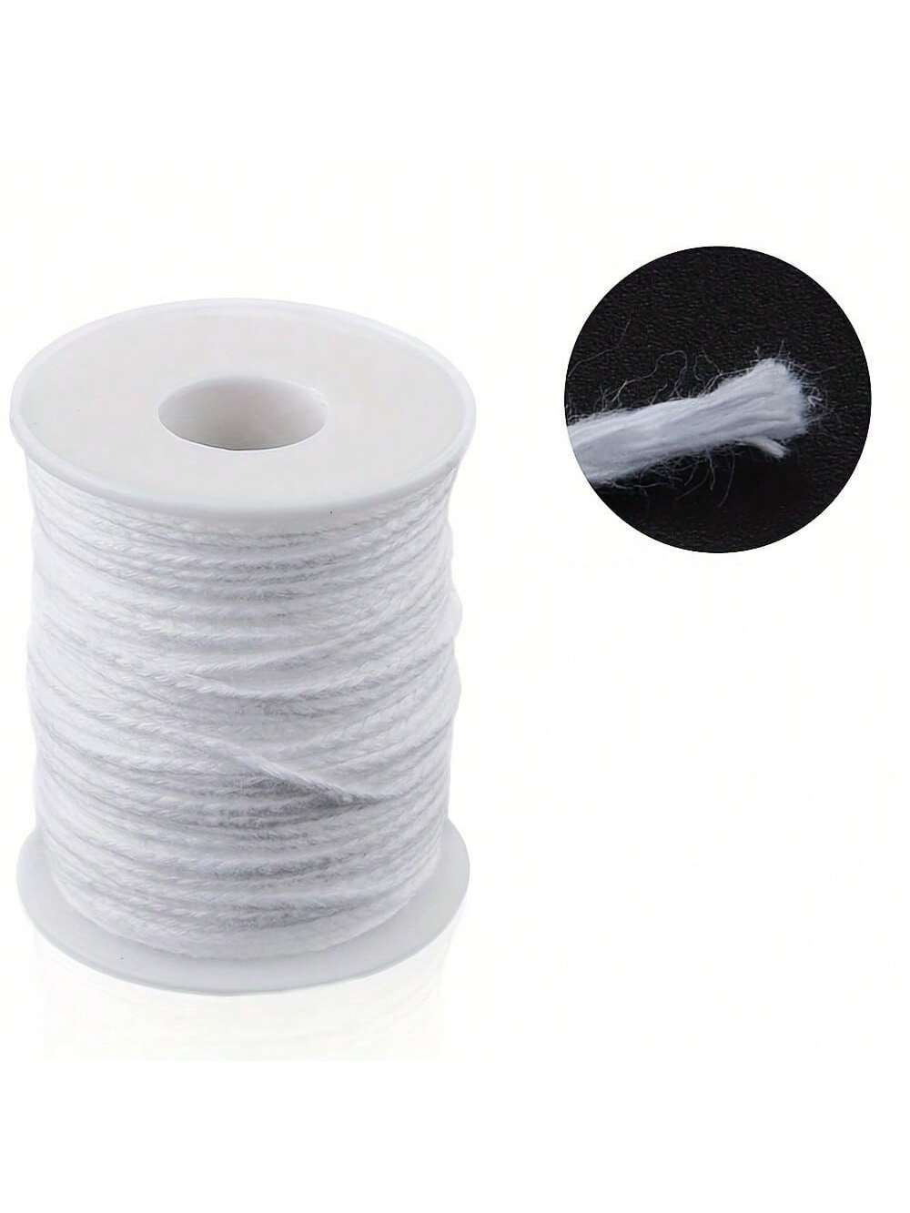 Candle Oil Supplies - ไส้เทียนไร้ควันขนาด 2401.57 นิ้ว เหมาะสำหรับโคมไฟน้ำมัน ไส้เทียนทำมือ DIY