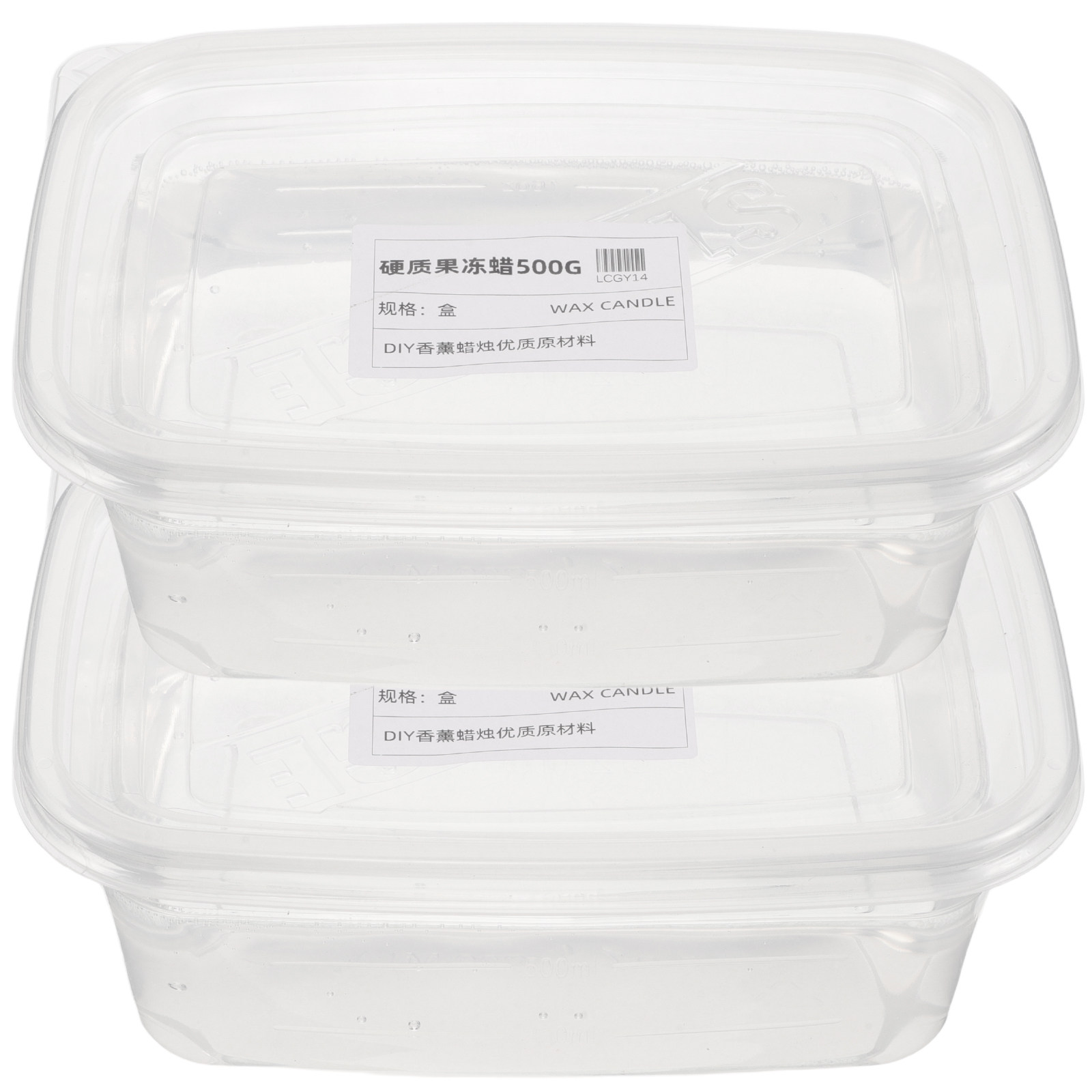 Candle Making Supplies For Beginners - เจลแว็กซ์ใสสำหรับทำเทียน 1 กก./2.2 ปอนด์ เจลแว็กซ์ใส ความหนาแน่นสูง