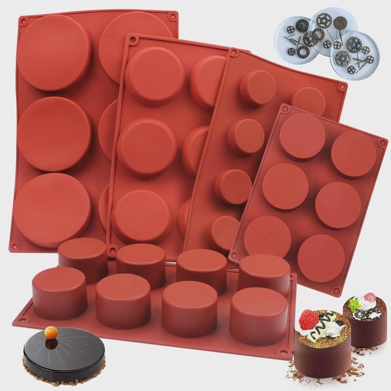Candle Making Supplies For Beginners - แม่พิมพ์สบู่ซิลิโคนทรงกลม DIY อุปกรณ์ทำสบู่ทำมือ แม่พิมพ์ซิลิโคนสำหรับช็อกโกแลต เค้ก เทียน