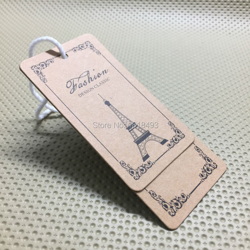 ปรับแต่งเสื้อผ้ากระดาษคราฟท์แท - Kraft Hang Tag บทวิจารณ์และราคา