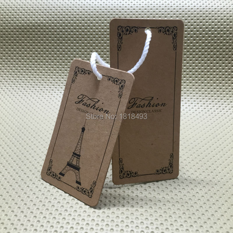 ปรับแต่งเสื้อผ้ากระดาษคราฟท์แท - Kraft Hang Tag บทวิจารณ์และราคา