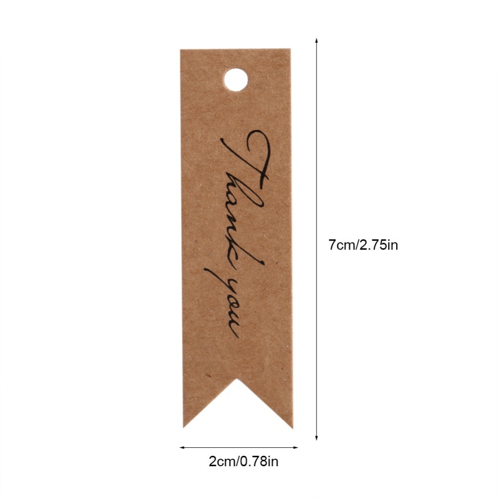 ป้ายขอบคุณของขวัญกระดาษคราฟท์  - Kraft Hang Tag บทวิจารณ์และราคา
