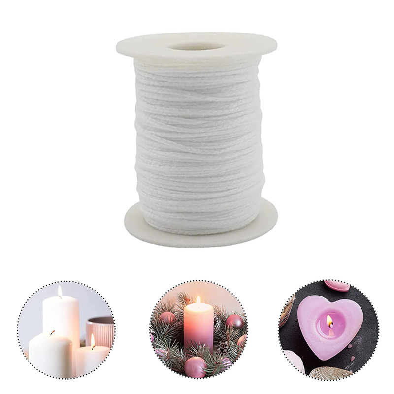 1ม้วน61M Braid เทียน Wick Spoo - Candle Oil Supplies บทวิจารณ์และราคา