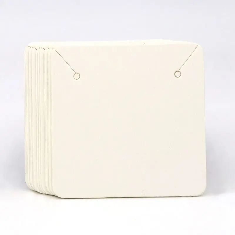 50PCS 5x5 ซม.กระดาษคราฟท์เปล่า - Kraft Hang Tag บทวิจารณ์และราคา