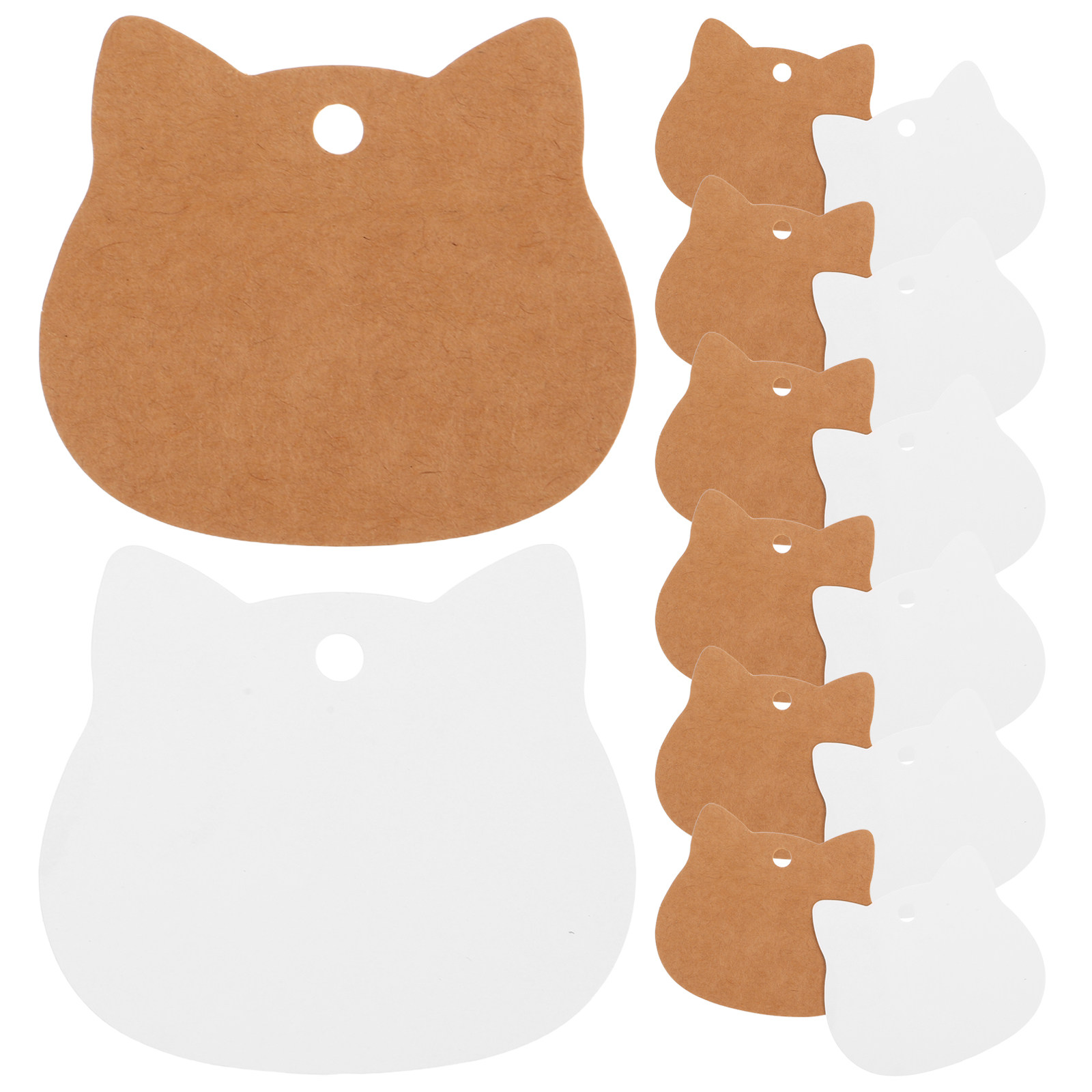 ป้ายกระดาษคราฟท์รูปหัวแมว 200  - Kraft Hang Tag บทวิจารณ์และราคา