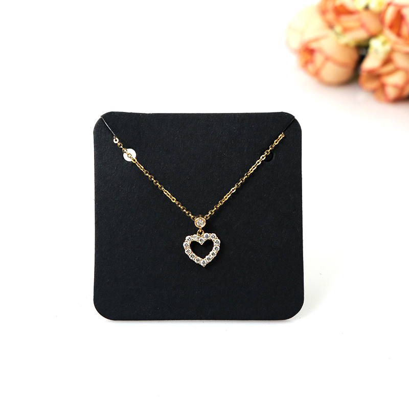 50ชิ้น5x5ซม. เปล่าสร้อยคอคราฟท - Kraft Hang Tag บทวิจารณ์และราคา