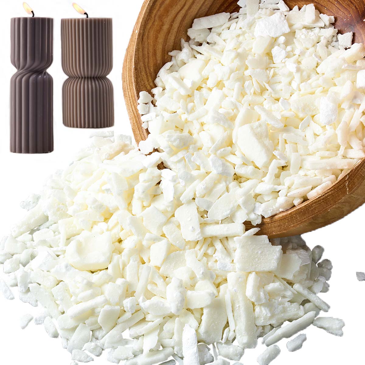 1 ปอนด์ขี้ผึ้งถั่วเหลืองสีขาวบ - Candle Making Supplies For Beginners บทวิจารณ์และราคา