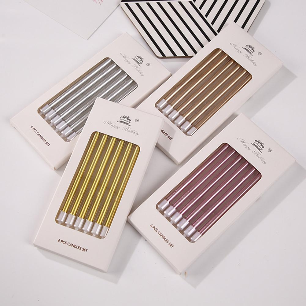เทียนวันเกิดโลหะสีทองเงิน 6/18 - Candle Supplies Usa บทวิจารณ์และราคา