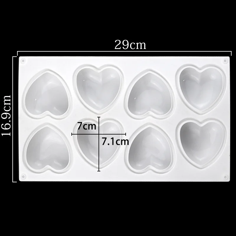 Love Heart ซิลิโคนสบู่แม่พิมพ์ - Candle Making Supplies For Beginners บทวิจารณ์และราคา