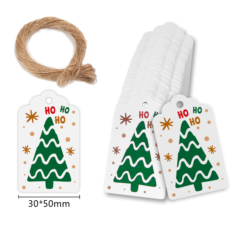 Merry Christmas หมวดหมู่กระดาษ - Kraft Hang Tag บทวิจารณ์และราคา