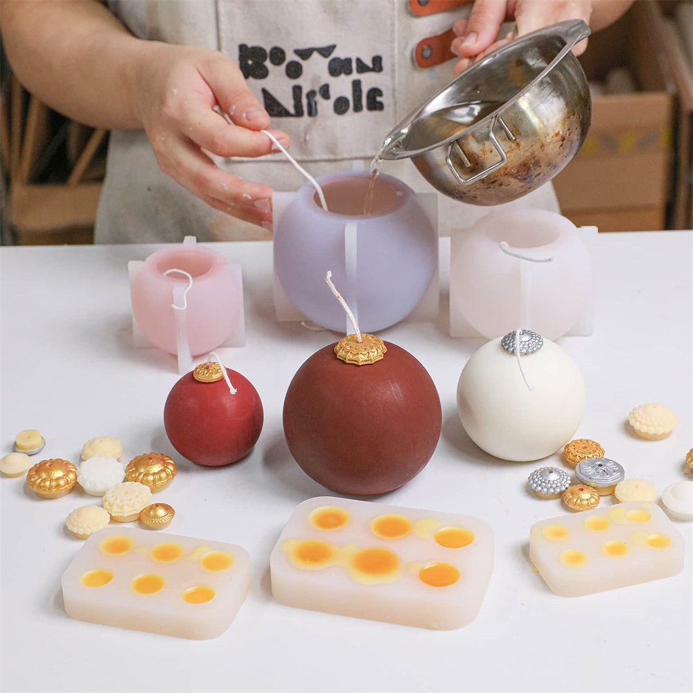 แม่พิมพ์ซิลิโคนรูปทรงลูกบอลคริ - Candle Making Supplies For Beginners บทวิจารณ์และราคา
