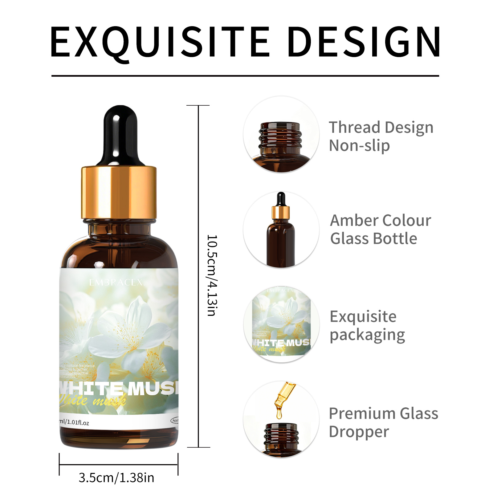 น้ำมันหอมระเหยไวท์มัสค์ 30 มล. - Candle Oil Supplies บทวิจารณ์และราคา