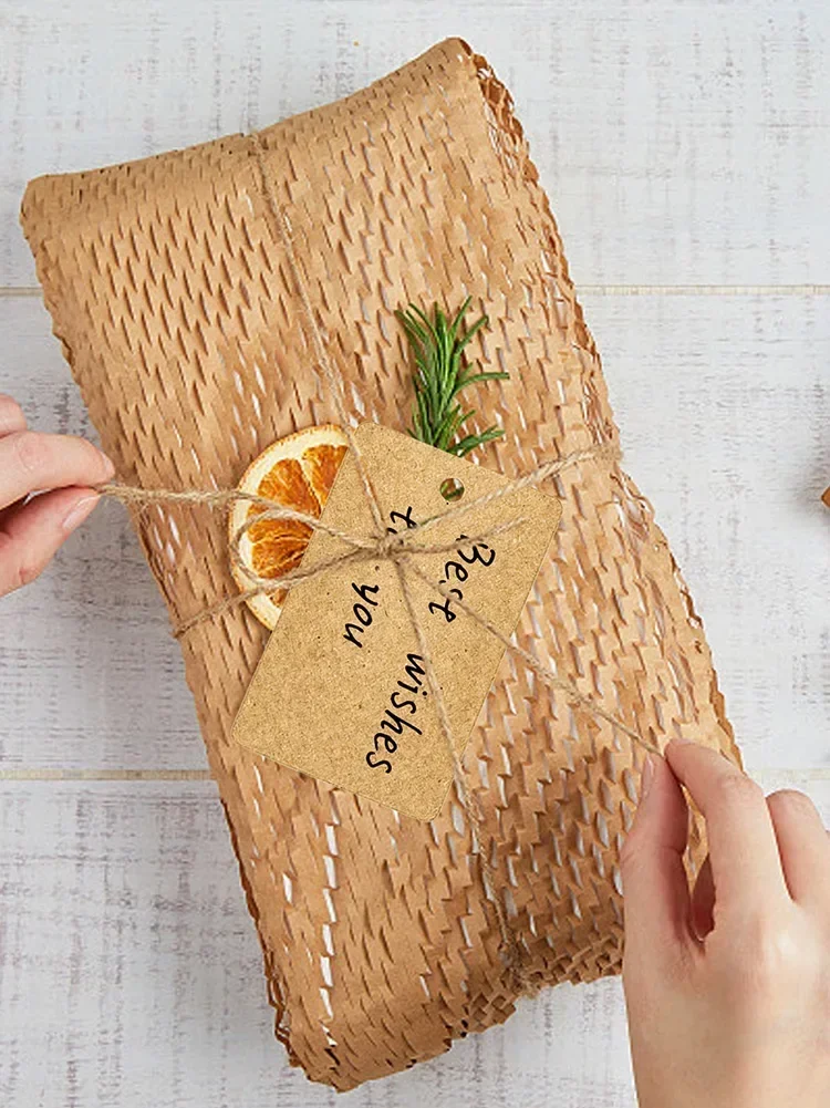 แท็กกระดาษคราฟท์ 100 ชิ้นกระดา - Kraft Hang Tag บทวิจารณ์และราคา