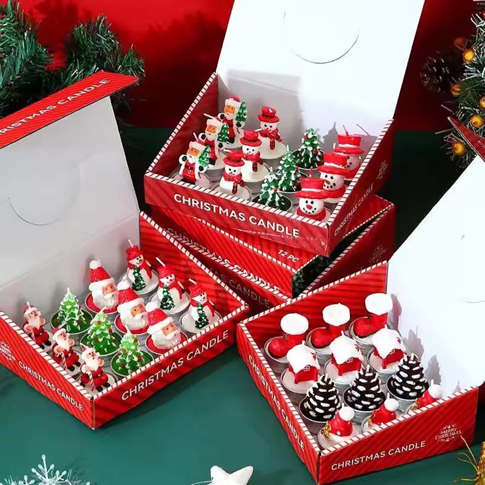 เทียน 12 ชิ้น อุปกรณ์ตกแต่งคริ - Candle Oil Supplies บทวิจารณ์และราคา
