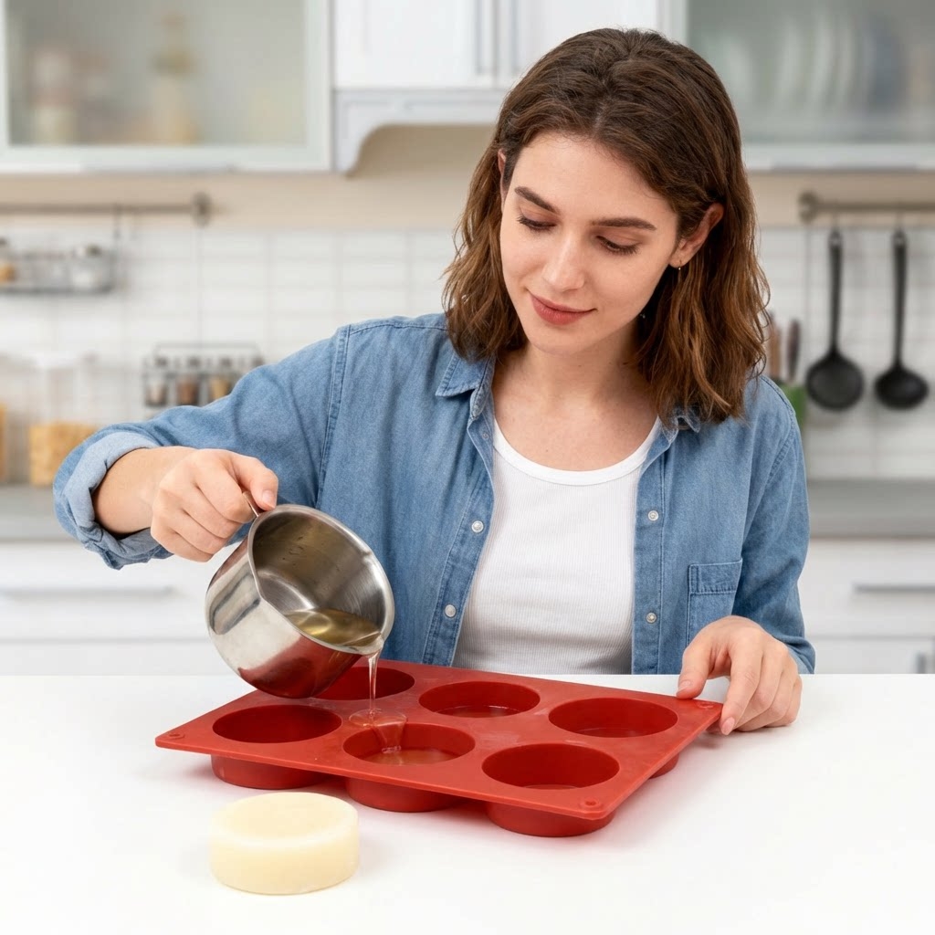 แม่พิมพ์สบู่ซิลิโคนทรงกลม DIY  - Candle Making Supplies For Beginners บทวิจารณ์และราคา